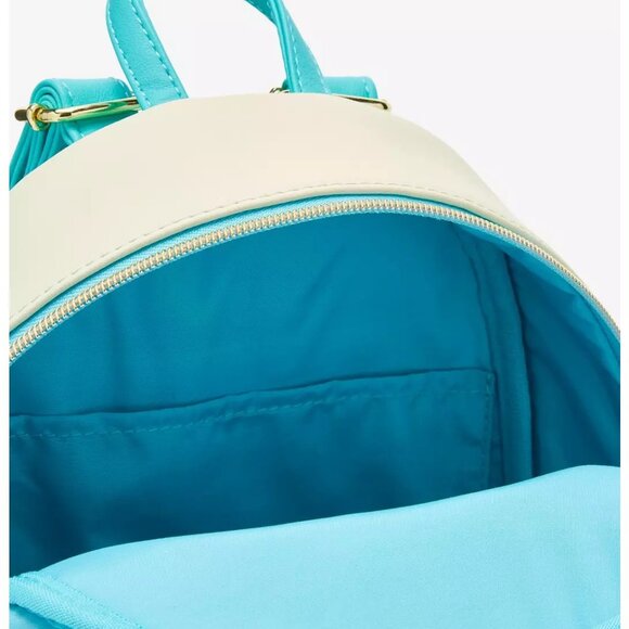 Loungefly Disney Lilo & Stitch Mini Backpack Stitch & Scrump Duckling Floral Bag